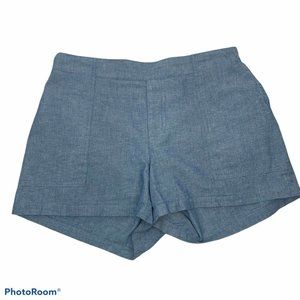HATCH Blue Cotton Maternity Shorts Pull On 1 S/M